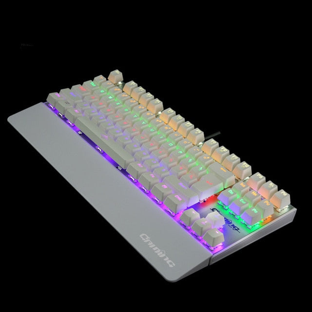 Backlit Gaming Mechanical Keyboard Colorful LED usb Wired Game Keyboard